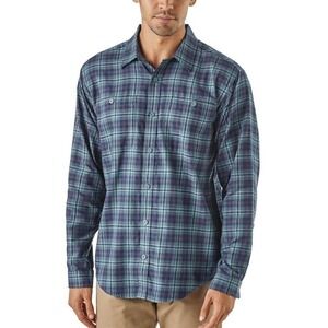 Patagonia Button-Up Shirt Organic Cotton Plaid Flannel‎ Men's Size Medium